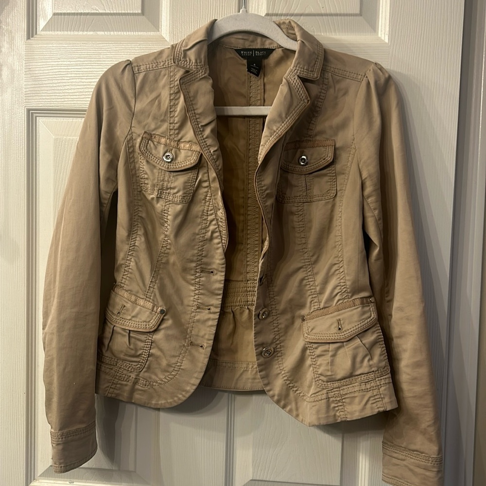 Tan casual jacket
